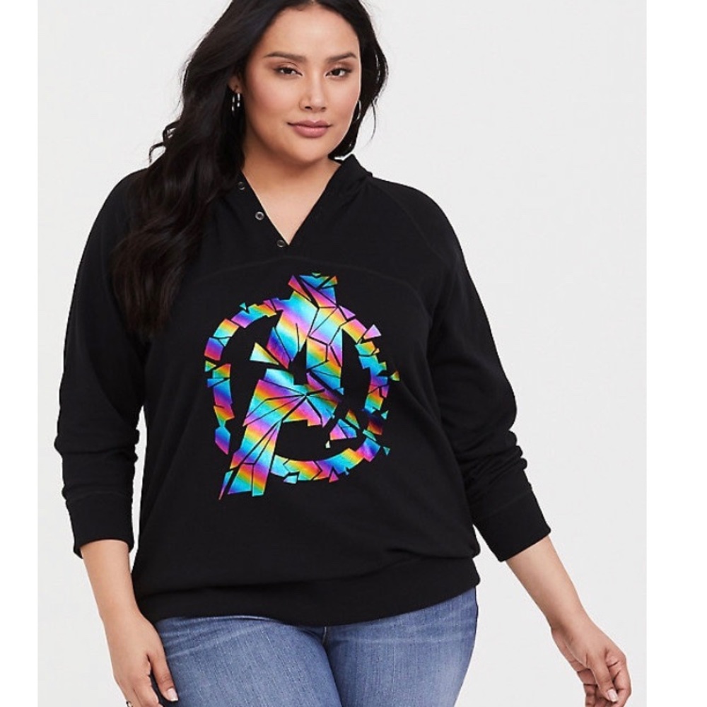 MARVEL AVENGERS ENDGAME HOODIE from Torrid Size 6